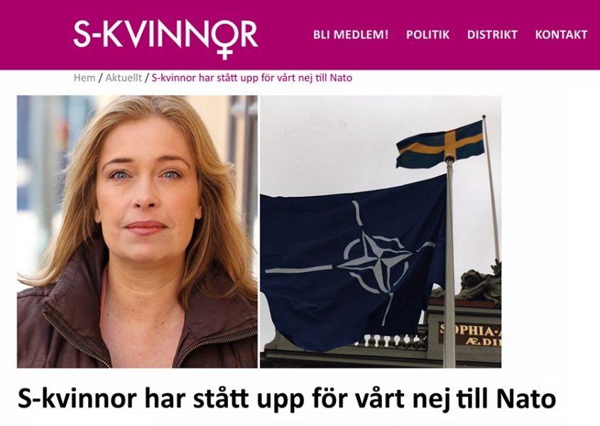 Annika Strandhäll: Nej till NATO