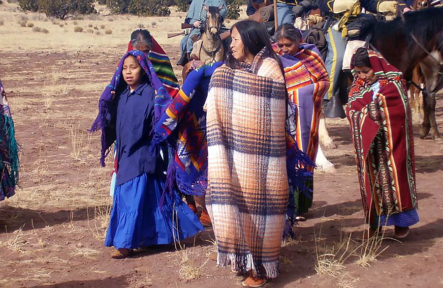 Kvinnor från indianstammen Navajo. Foto (beskuret): J. Clarson. Licens: CC BY 2.0