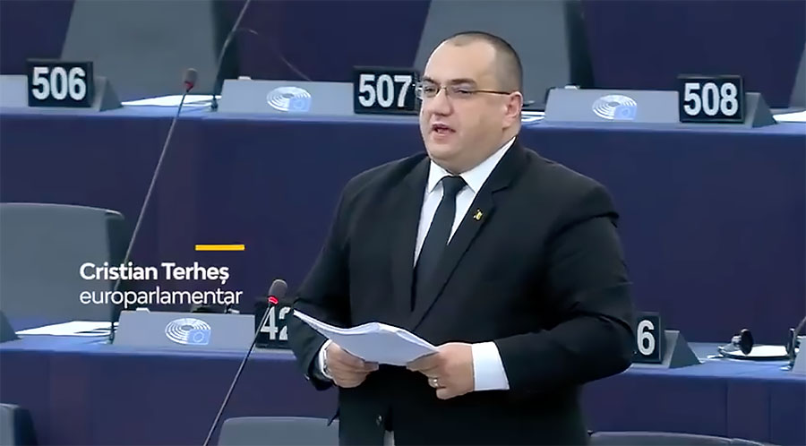 Cristian Terhes, 17 oktober 2022. Foto: EU-parlamentet