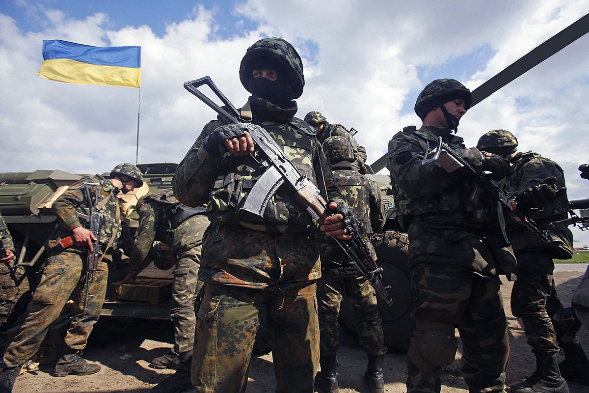 Ukrainsk militär (2015) i strider i östra Ukraina. Foto: Ministry of Defense of Ukraine. Licens: CC BY-SA 2.0