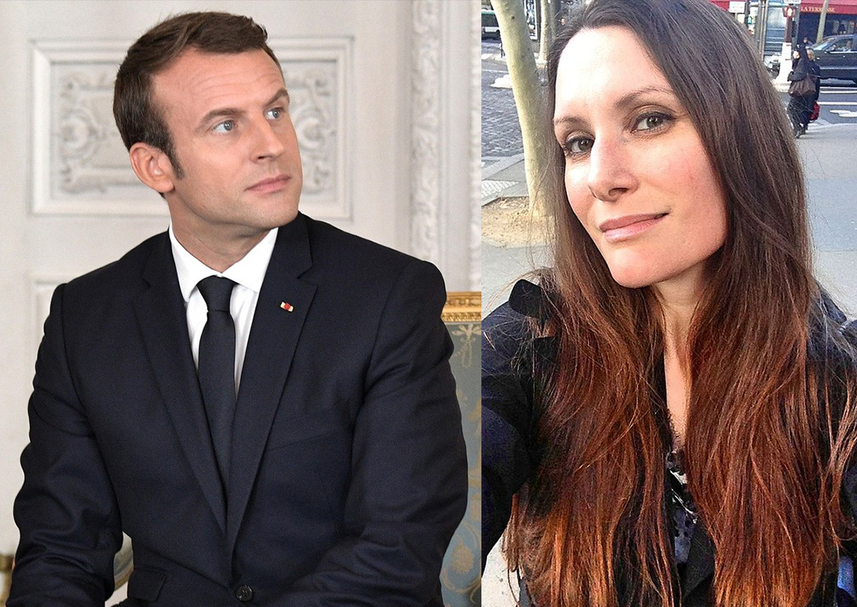 Emmanuel Macron och Rachel Marsden