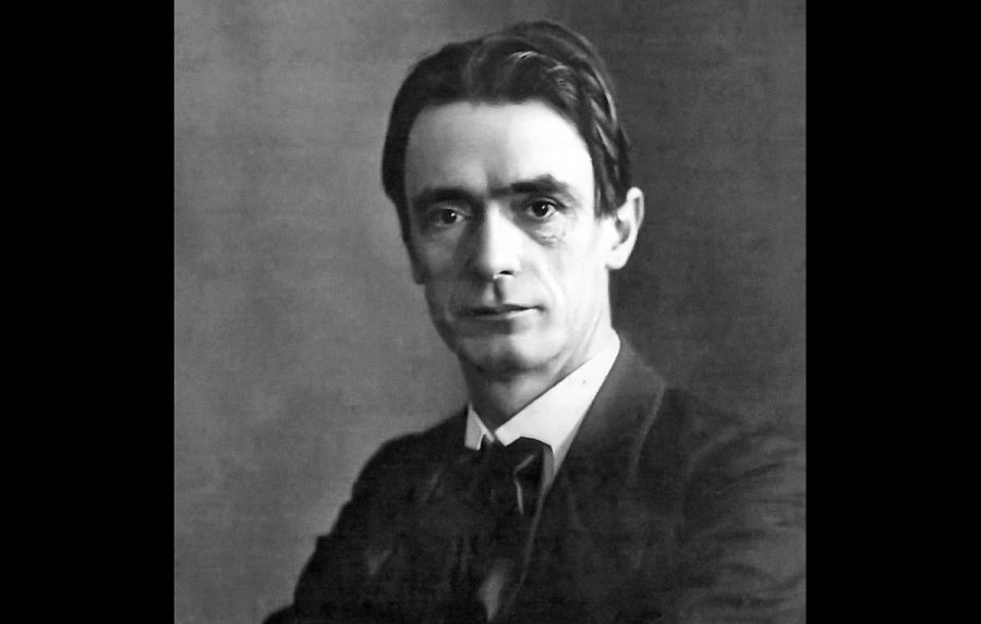 Rudolf Steiner, 1905. Foto: Otto Rietmann. Licens: Public Domain