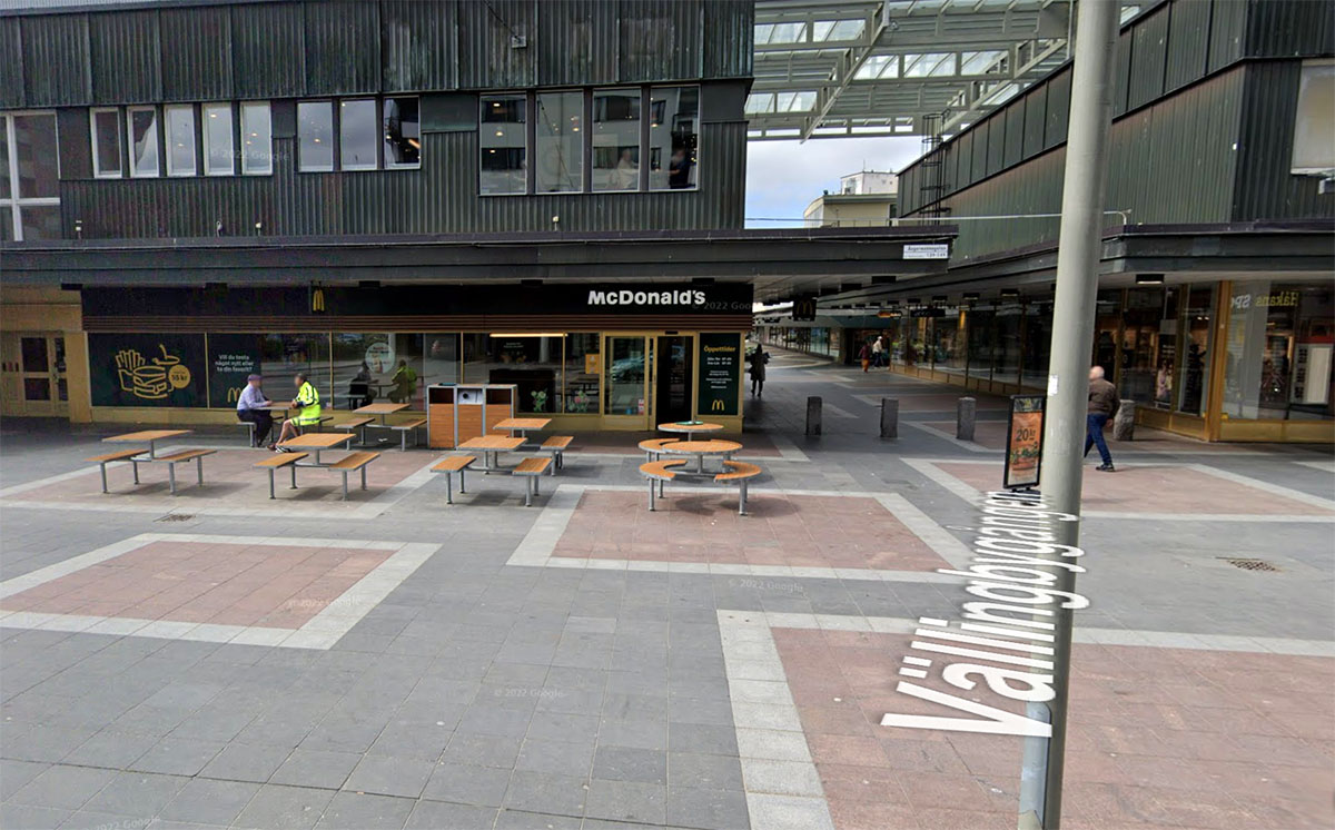 McDonalds i Vällingby. Bild: Google Maps