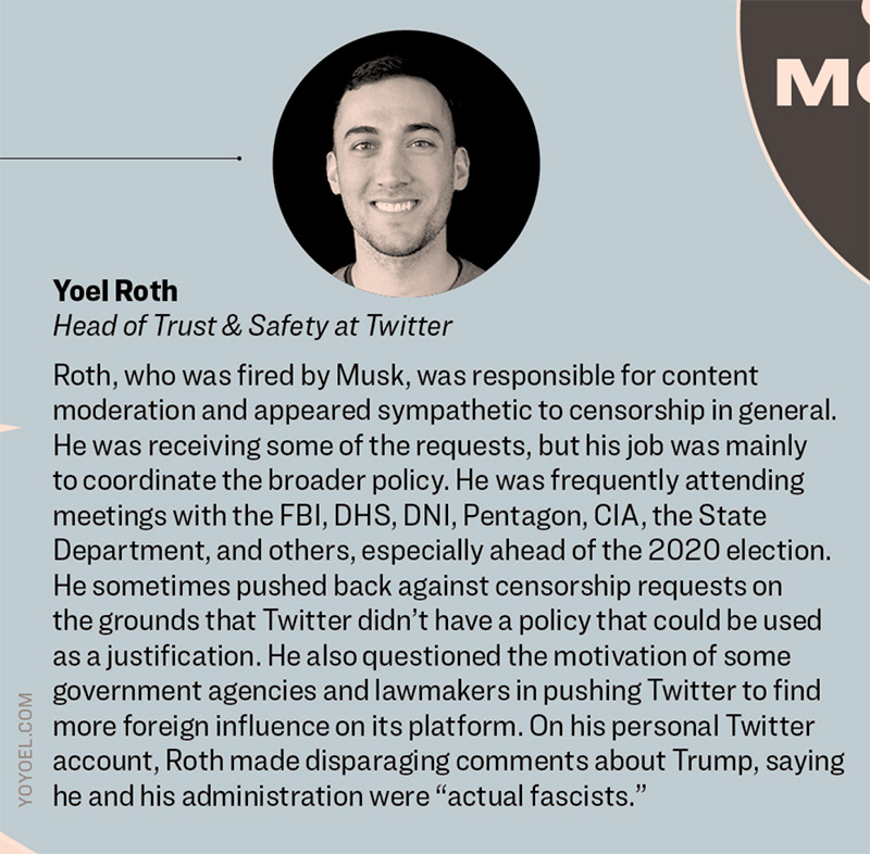 Yoel Roth, Head of trust and safety at Twitter. Infografik: Epoch Times