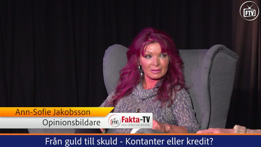En av programledarna: Ann-Sofie Jakobsson på Fakta-TV