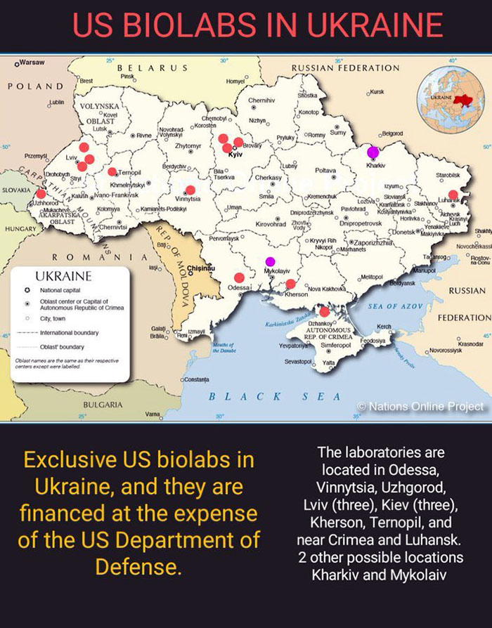Amerikanska biolab i Ukraina via War Clandestine