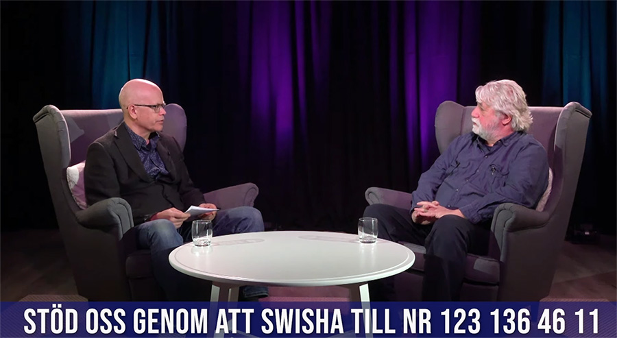 Torbjörn Sassersson intervjuar Stefan Torssell. Stöd Fakta TV Swisha på 123 136 46 11