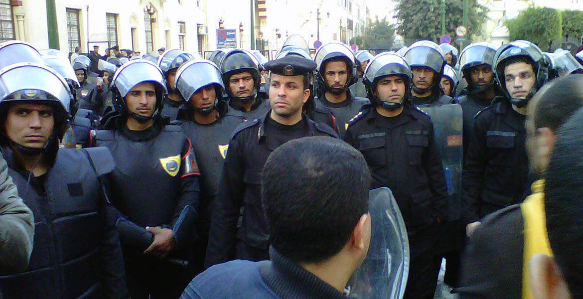 Polisen i Egypten, 2011.